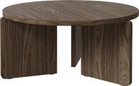 Selsey Preffines Ronde salontafel Wisconsin notenhout 85 cm