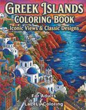 Greek Islands Coloring Book for Adults