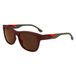 Lacoste Men's Sunglasses L6043S-601 Brown Lens Red/Orange Frame