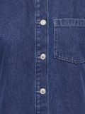 ONLY - ONLMILLE MIDI S/S BUTTON DRESS BOX - Meisjes - Mini jurken - S - Katoen - Dark Blue Denim