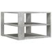 VidaXL Salontafel 58x58x40 cm Bewerkt Hout Betongrijs