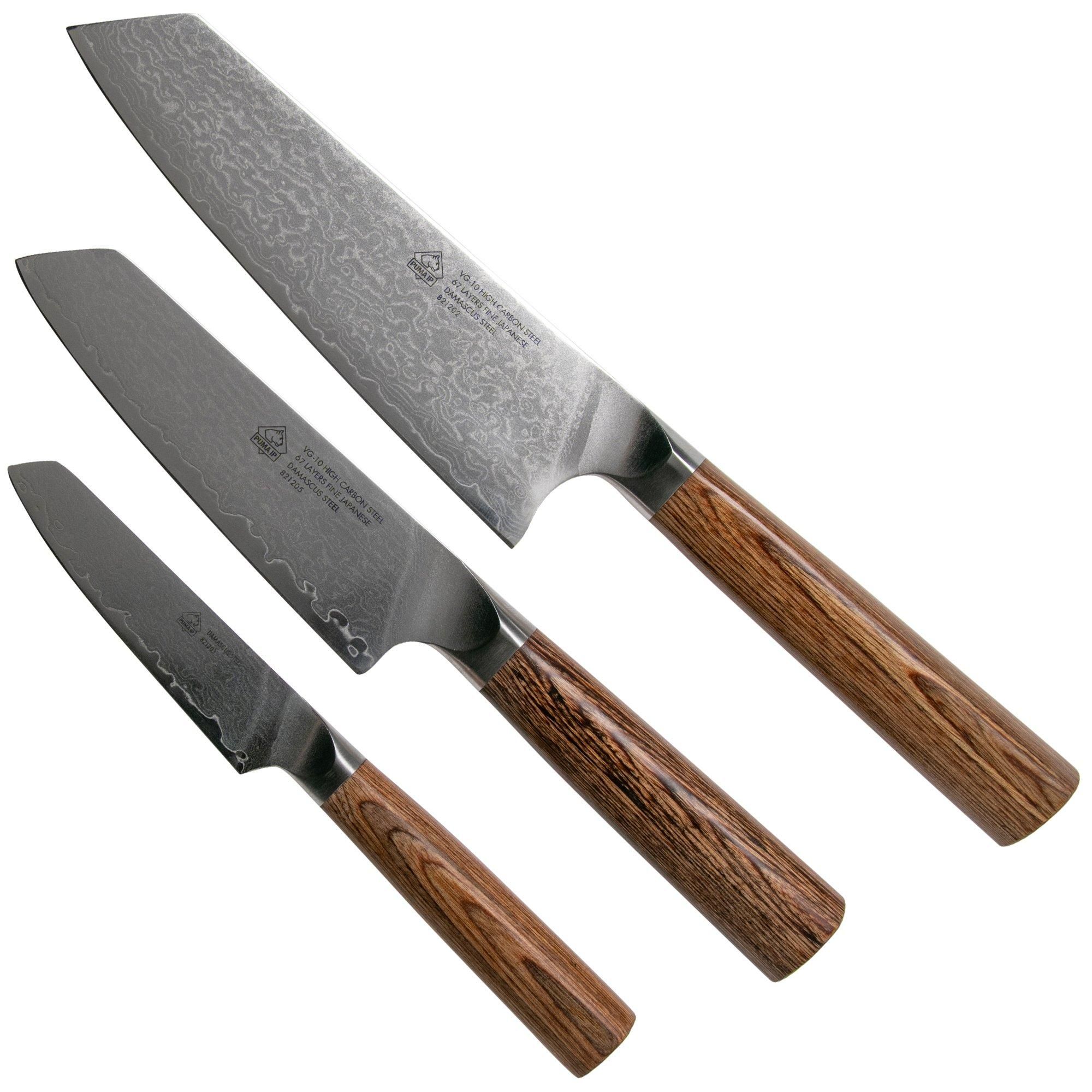 PUMA IP Santoku, Paring set, 3-delige messenset - 821210
