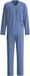 CALIDA Heren Pyjamas Katoen XXL Blauw Gemêleerd Herfst/Winter 2026