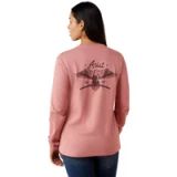 Ariat T-shirt à manches longues Rebar Flying Eagle pour femme