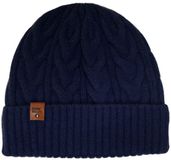 Stone Valley Grofgebreide Wollen Dames Muts Navy