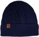 Stone Valley Grofgebreide Wollen Dames Muts Navy