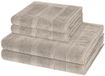 Cawö Noblesse set de serviette et de drap de bain (4 pièces) - graphite