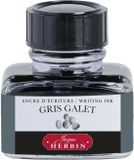 Jacques Herbin Vulpen inkt - Inktfles - Gris Galet - 30 ml - Grijs
