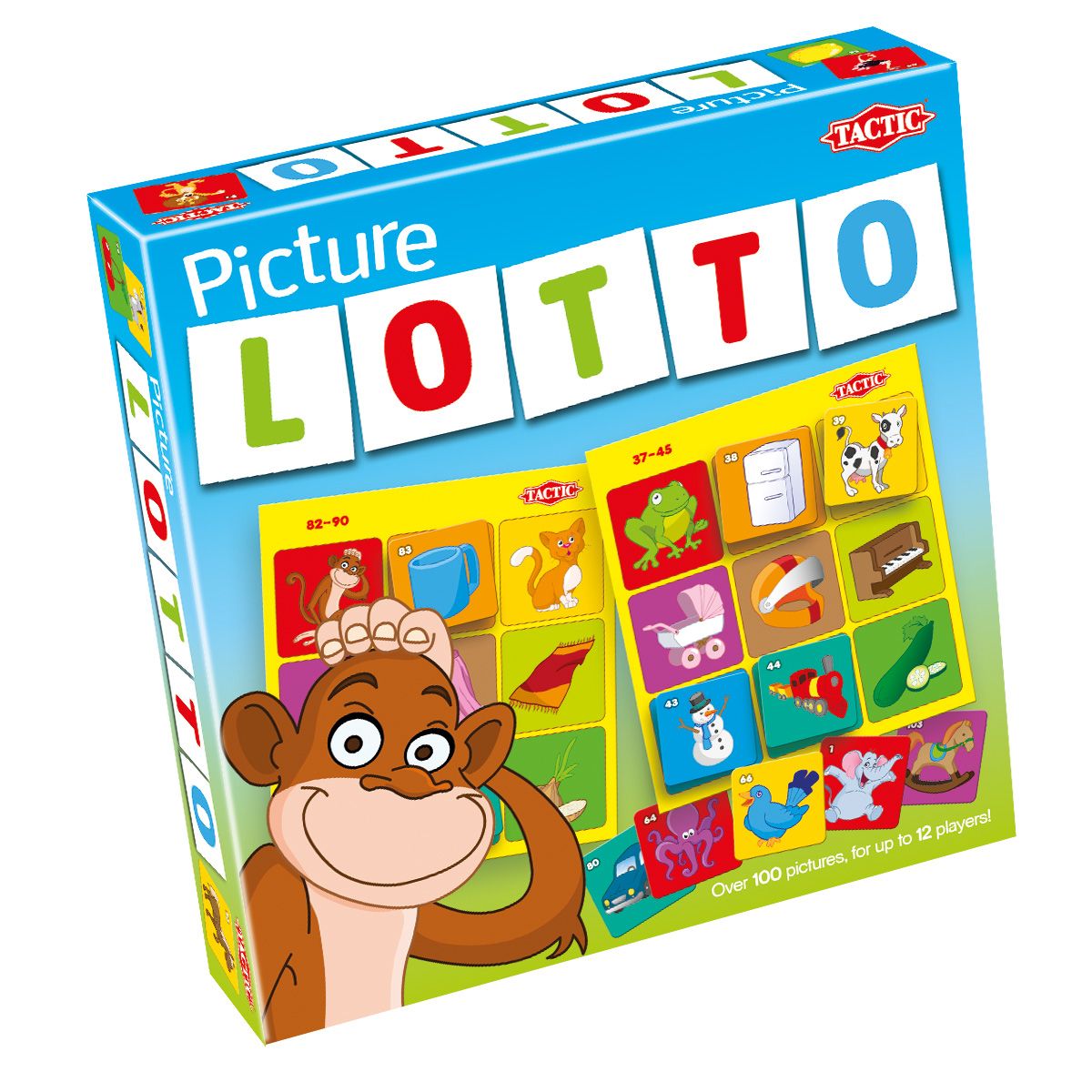 Tactic Picture Lotto - Card Game for Kids - Ages 3-7 - Multiplayer - Dutch