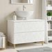 Maison Exclusive - Meuble sous-lavabo DELFT, blanc, 82 x 41 x 59 cm, fabriqué en bois composite