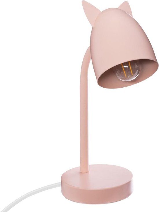 Sphera Bureaulamp met Oortjes - Roze - 18 x 12,5 x 31 cm