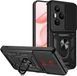 Techsuit Hoesje geschikt voor HONOR 400 Pro - Camshield Back Cover - Zwart