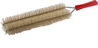 Buemag Brosse de radiateur - double brosse - plastique - beige - 42 cm