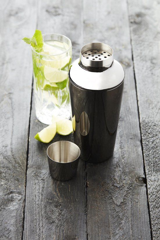 Point-Virgule Cobbler Shaker - Metallic Black - 750ml