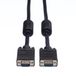 Roline SVGA High Quality Kabel met ferrietkernen + DDC, HD15M/M, 15pins, 3 m