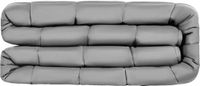 VEVOR Verzwaarde deken 11,5 kg therapiedeken zware deken volwassenen 2235 x 2640 mm grijs polyester