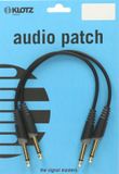 Klotz AU-JJ0030 2x Patchkabel 0,3 m - Stereo patch kabel
