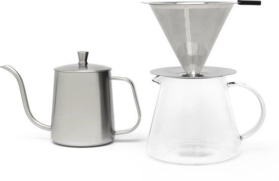 Leopold Vienna LV113012 - Zilver, Transparant - 0.5 liter