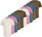 Jack&Jones T-shirt JPRBLABRODY TEE CREW NECK 10PK Set van 10