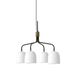 Gubi Howard 4 Lustre Short Bone China - Grijs;Wit