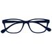 UV Reader UVMR027-2,50 Lichte bril voor dames en heren met veerscharnieren, marineblauw, Blauw