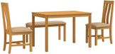 vidaXL Table de salle à manger BERGEN Beige Plastique Table de bar 110 x 75 x 75 cm
