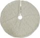 Decoris Bellatio decorations Kerstboomrok - wit - 90 cm