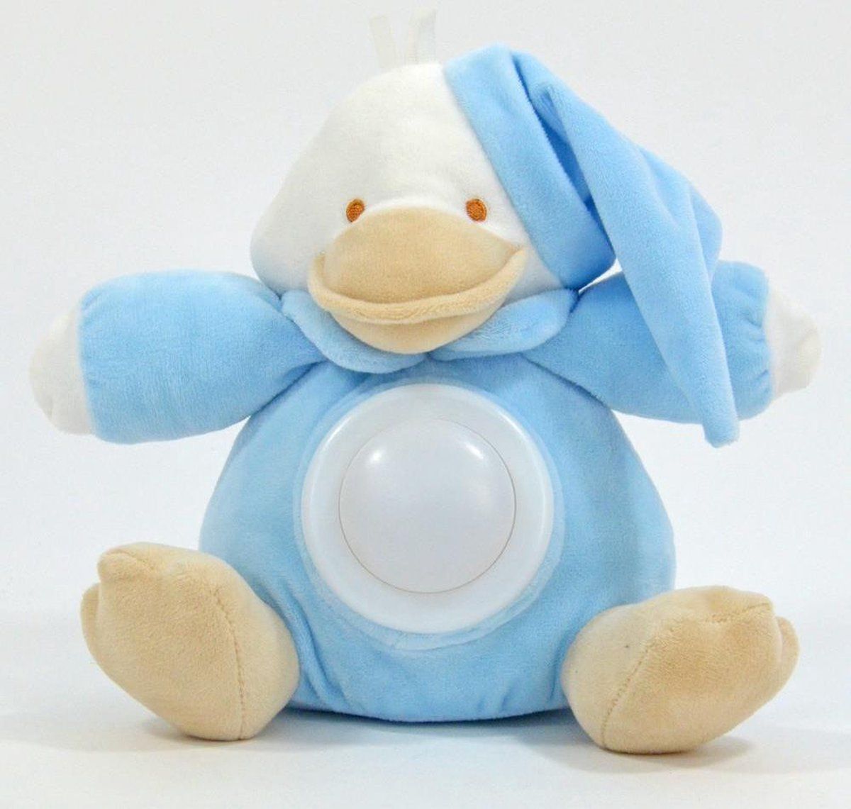 Kogler Eend knuffel (blauw) met nachtlampje - multicolor licht - LED