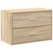 VidaXL Ladenkast 60x31x40 cm Eikenhout