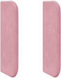 vidaXL Hoofdbord oor Roze Fluweel