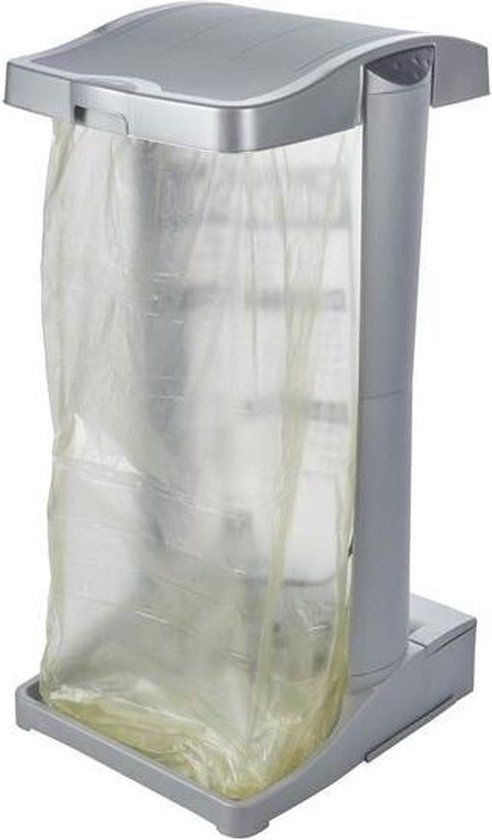 Keeeper Ole - Vuilniszakhouder - 39 liter - Zilver