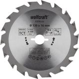Wolfcraft Cirkelzaagblad 130x16mm - 18 Tanden