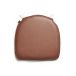 Stolab Lilla Åland coussin de siège Sörensen Ultra cuir cognac