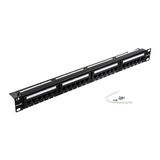 Aiten Data 80.24.06U Patch Panel 1U Cat6 U/FTP Black