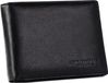 Cavaldi Portefeuille classique homme cuir artificiel horizontal 4U 6 compartiments pour cartes