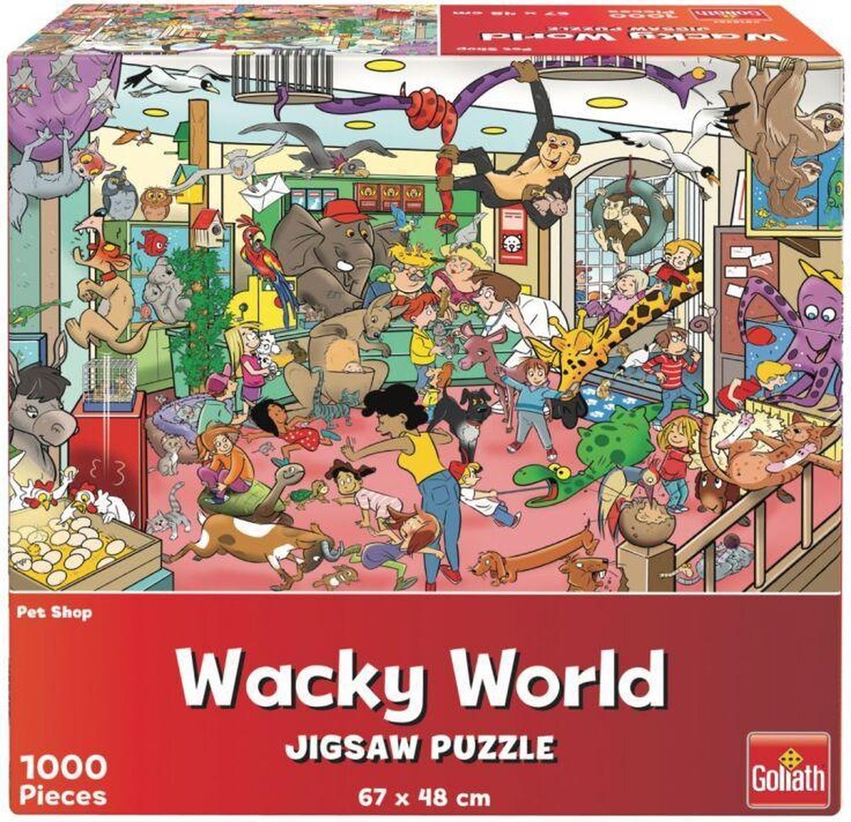 Goliath PUZZEL WACKY WORLD PETSHOP 1000ST