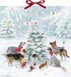 Zettel-Adventskalender Noël sur quatre pattes : Un calendrier de l'Avent littéraire pour les amis des chiens
