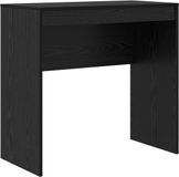 vidaXL Bureau Zwart Eiken 80 x 40 x 76 cm
