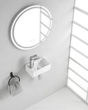 Wiesbaden Praya Rhea XXS Fontein 30.5x18x11cm Kraangat Links Wit