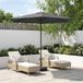 Maison Exclusive - Parasol de jardin avec pied, rectangulaire, 2,7 x 2,7 m, polyester