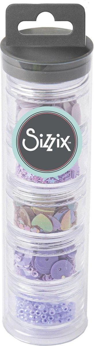 Sizzix Sequins & Beads - lavender dust - 5 stuks