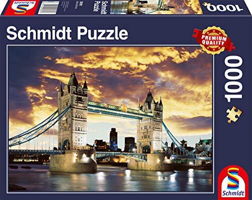 Schmidt - SCH-58181 - Tower Bridge London, 1000 stukjes Puzzel - vanaf 12 jaar - steden en bouwwerken puzzel