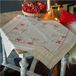 Vervaco Tafelkleed Kit Kerst Rendieren in Kerstsfeer Borduren 80 x 80 cm