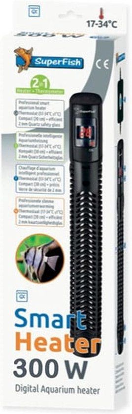 Superfish Smart Heater Digital 27 cm - 300 Watt - Up to 200 Liters