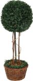 Plante artificielle Bonsaï en panier, 38 cm