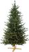 Our Nordic Christmas Göteborg verlichte kunstkerstboom - 228 cm - Donkergroen - Ø137 cm - 3059 tips - 600 ledlampjes (warm wit) - Houten voet