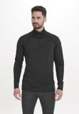 WHISTLER Funktions-Langarmshirt Baggio Heren Zwart Polyester/Elastaan 5XL