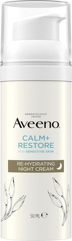 Aveeno Face CALM+RESTORE Re-Hydrating Night Cream - 50ml - Fragrance Free