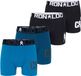 CR7 - Cristiano Ronaldo Cristiano Ronaldo CR7 Boxer romper Mannen zwartblauw Effen 4 stuk(s)