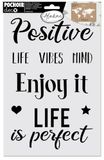 POSITIVE LIFE decoratieve zak
